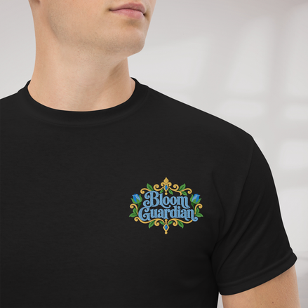 Bloom Guardian T-Shirt Soft (M) – Farbe Schwarz – Ansicht 2