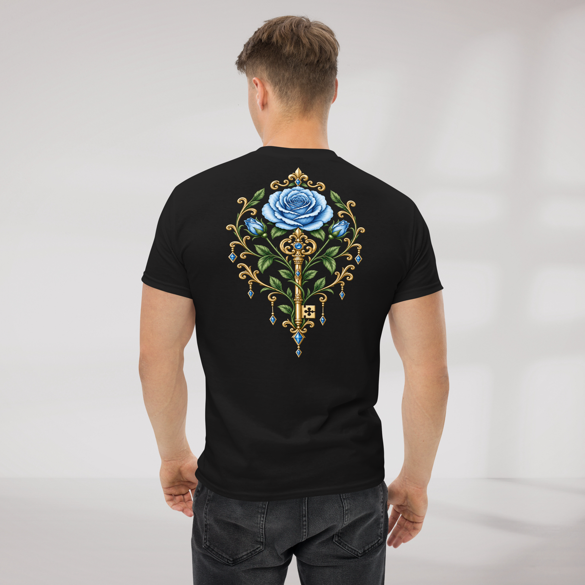 Bloom Guardian T-Shirt Soft (M) – Farbe Schwarz – Ansicht 4