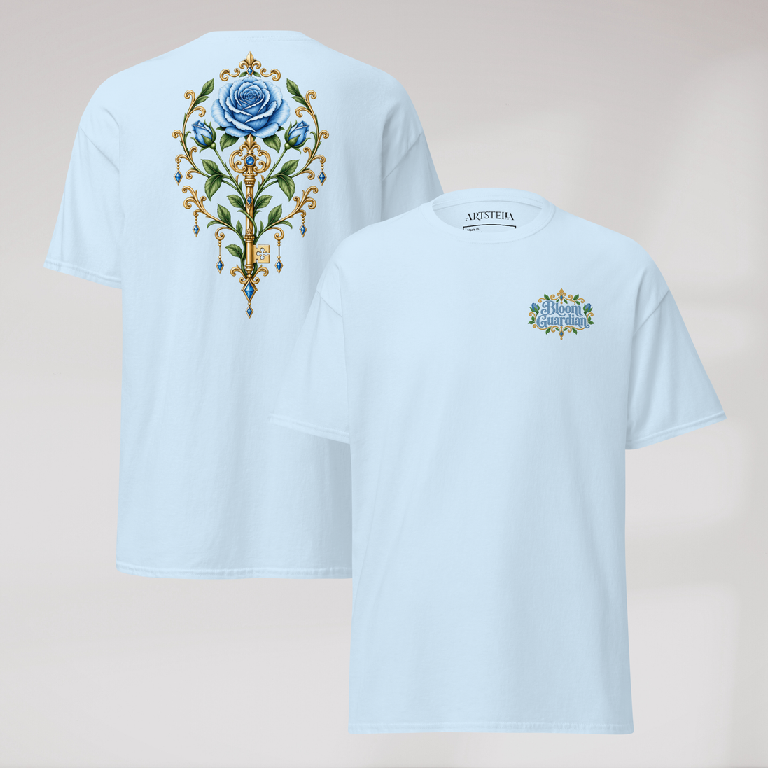 Bloom Guardian T-Shirt Soft (M) – Farbe Hellblau – Ansicht 1