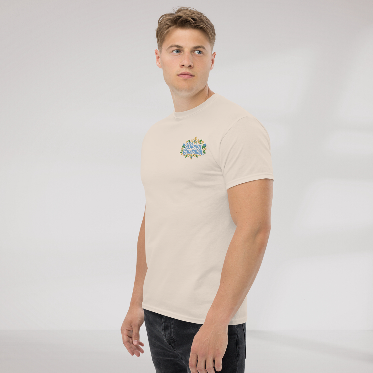 Bloom Guardian T-Shirt Soft (M) – Farbe Natural – Ansicht 3