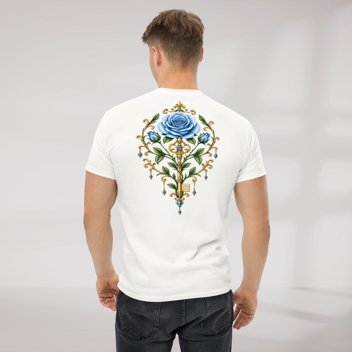 Bloom Guardian T-Shirt Soft (M) – Farbe Weiß – Ansicht 4