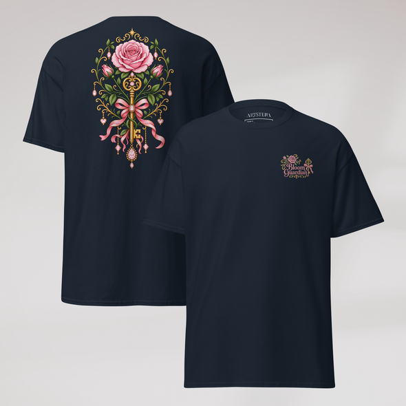 Bloom Guardian T-Shirt Soft (F) – Farbe Navy – Ansicht 1