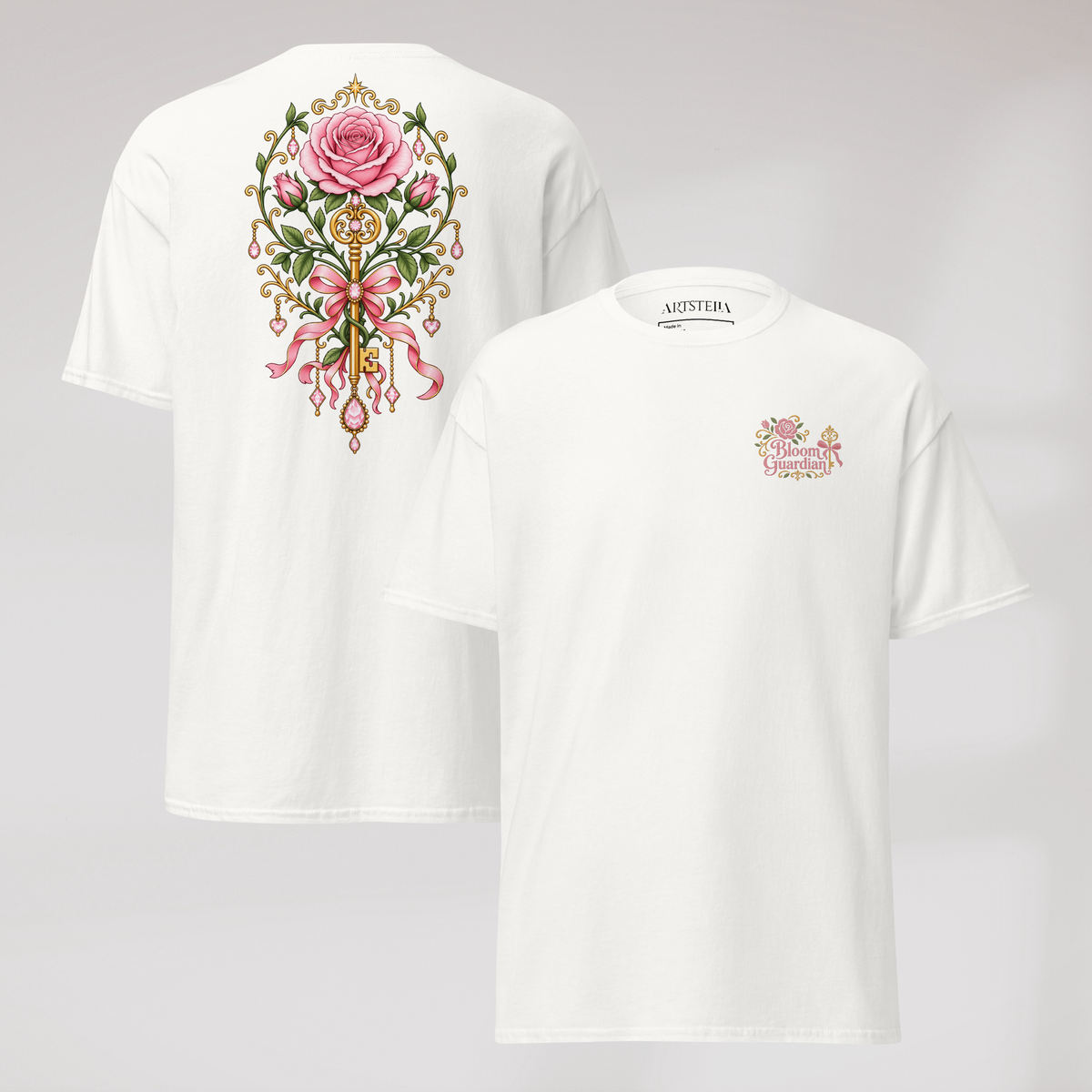 Bloom Guardian T-Shirt Soft (F) – Farbe Weiß – Ansicht 1