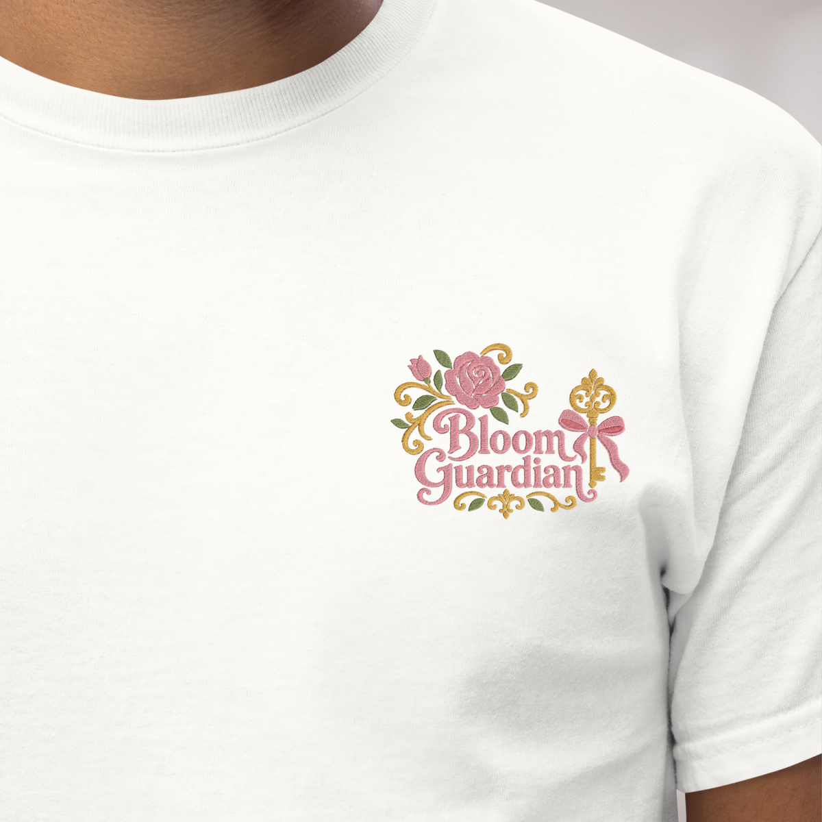 Bloom Guardian T-Shirt Soft (F) – Farbe Weiß – Ansicht 2