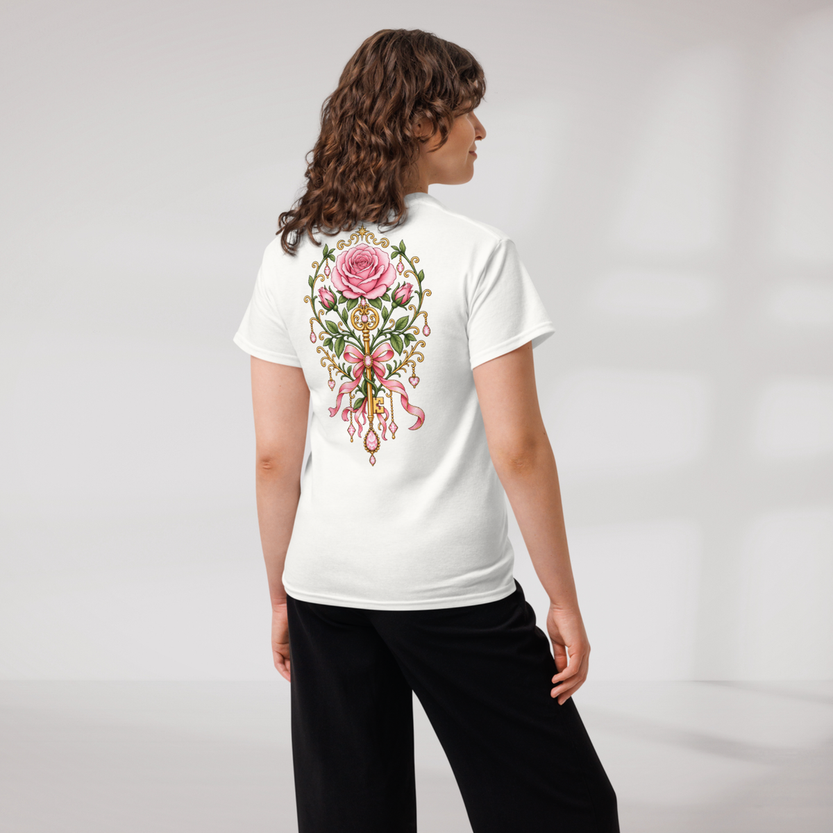 Bloom Guardian T-Shirt Soft (F) – Farbe Weiß – Ansicht 4