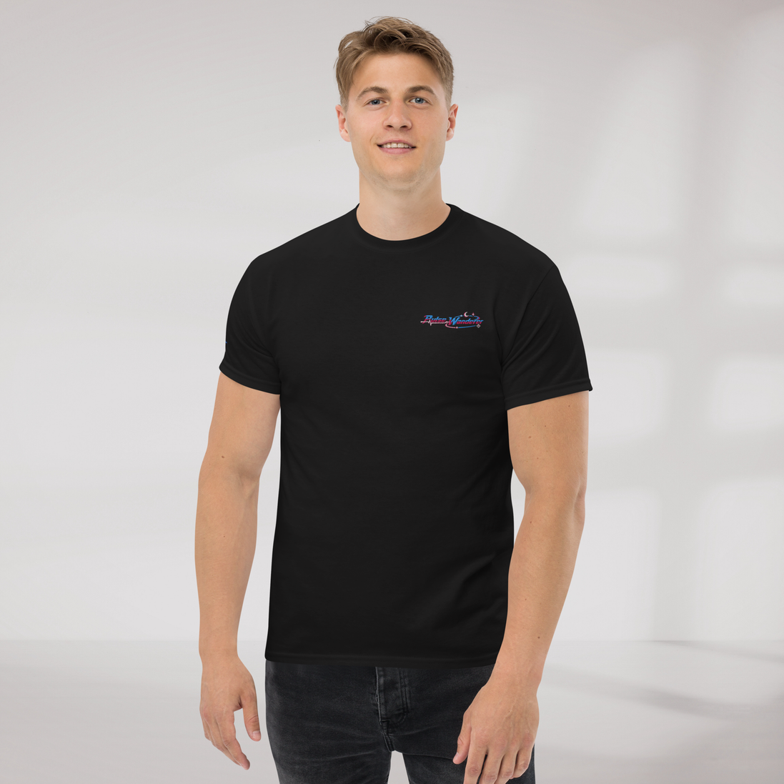 Pulse Wanderer T-Shirt Soft Pink ver. – Farbe Schwarz – Ansicht 6