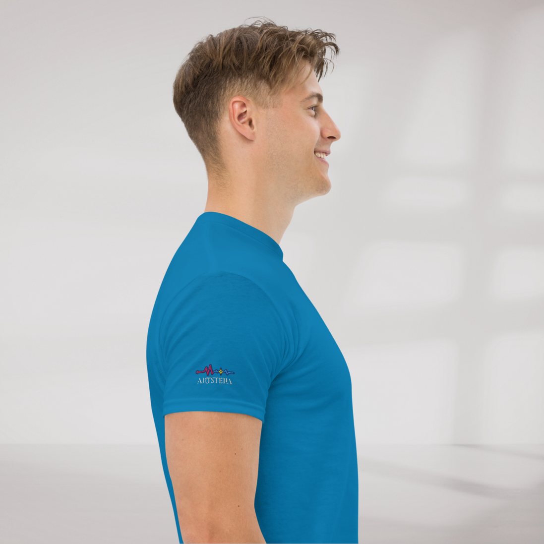 Pulse Wanderer T-Shirt Soft Pink ver. – Farbe Saphir – Ansicht 4