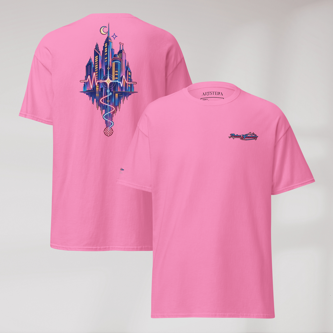 Pulse Wanderer T-Shirt Soft Pink ver. – Farbe Azalee – Ansicht 1