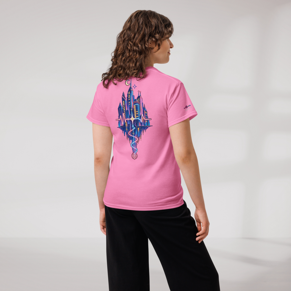 Pulse Wanderer T-Shirt Soft Pink ver. – Farbe Azalee – Ansicht 9