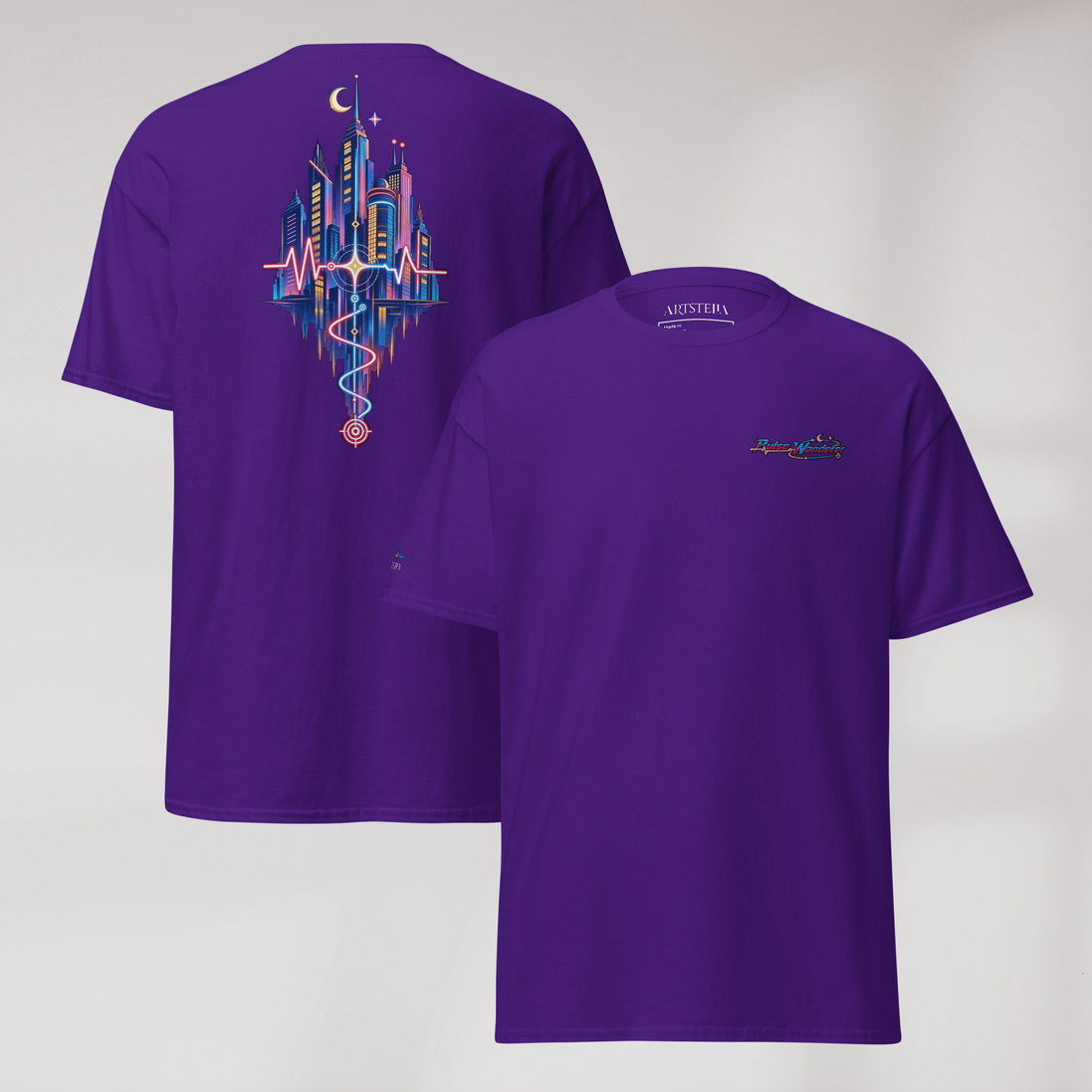 Pulse Wanderer T-Shirt Soft Pink ver. – Farbe Lila – Ansicht 1