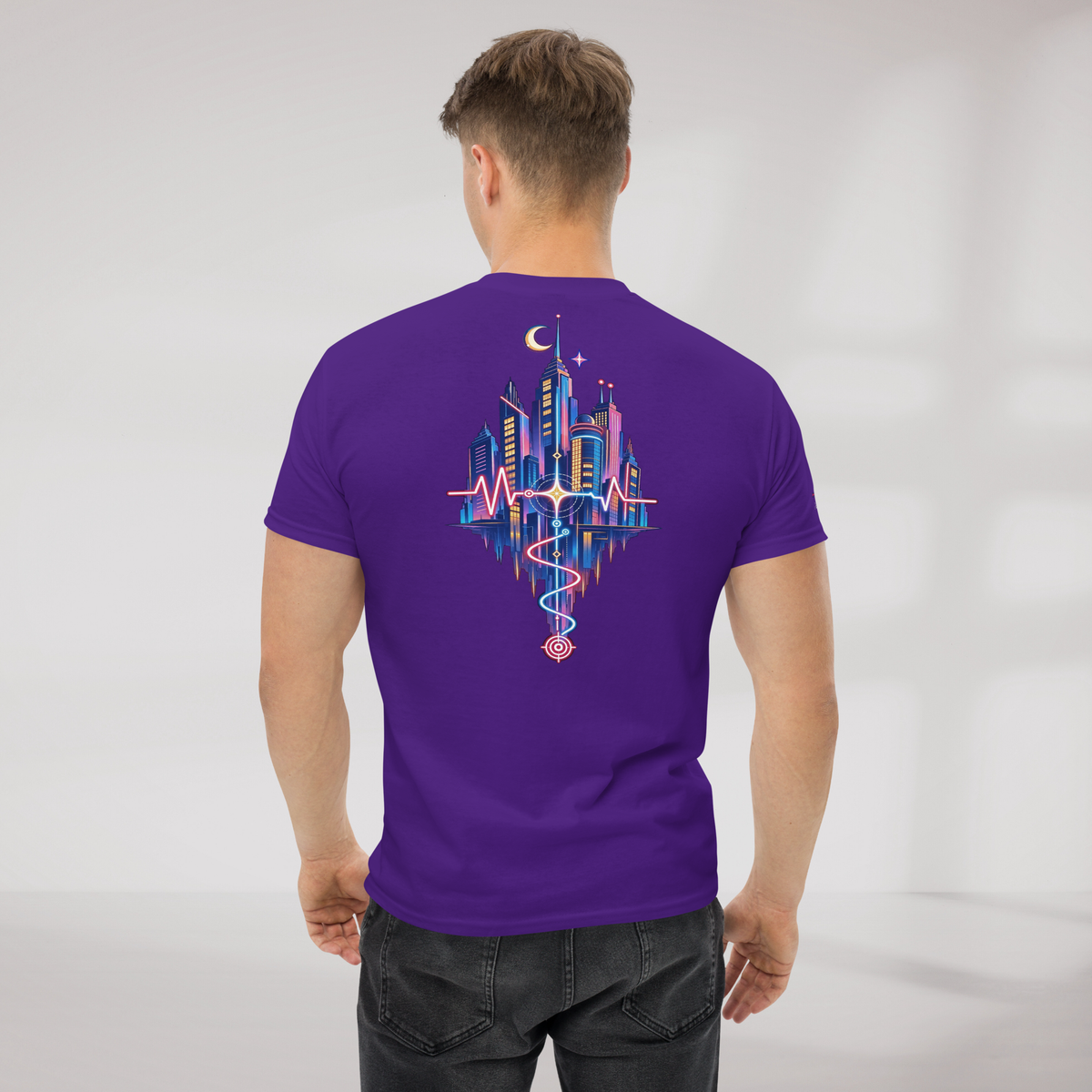 Pulse Wanderer T-Shirt Soft Pink ver. – Farbe Lila – Ansicht 7