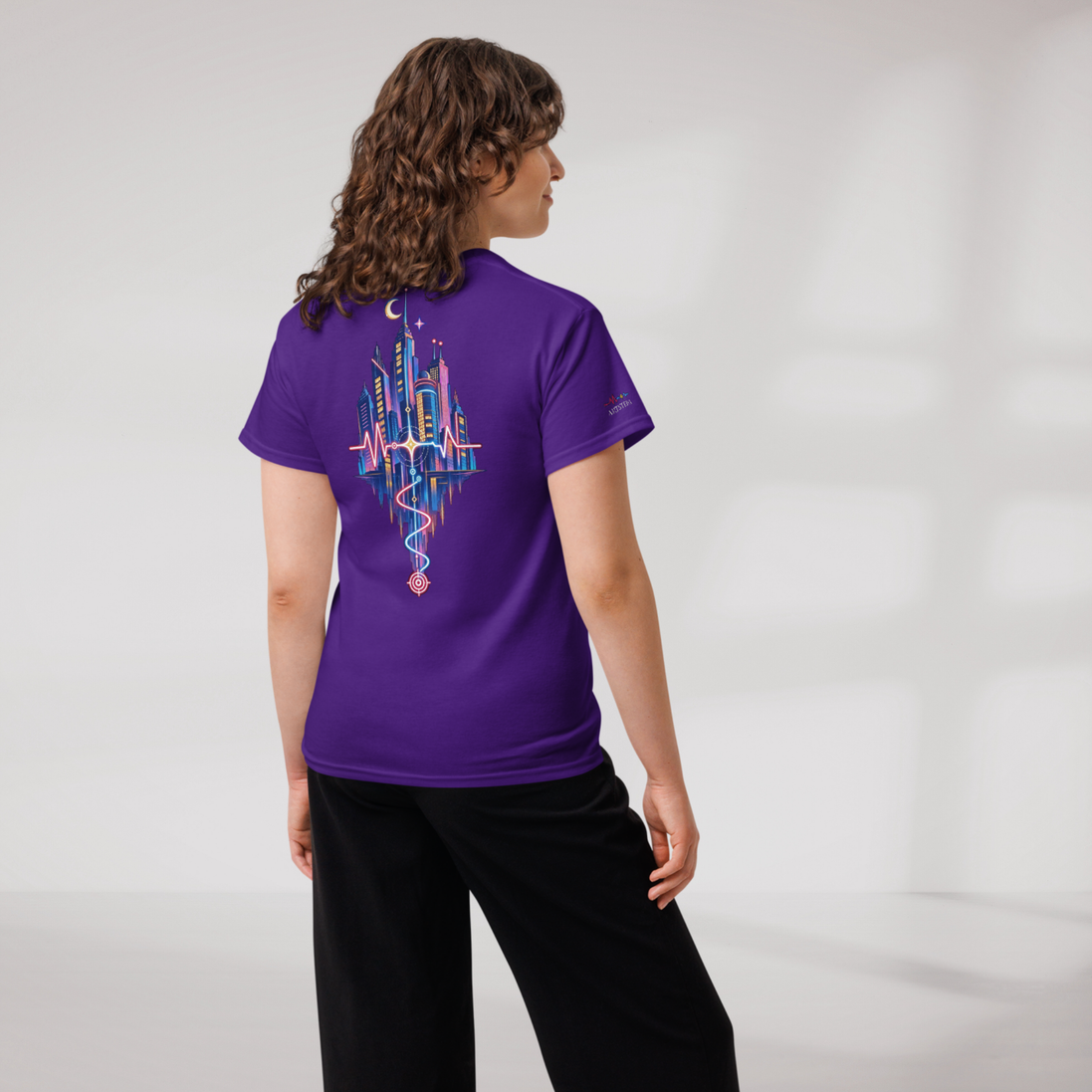 Pulse Wanderer T-Shirt Soft Pink ver. – Farbe Lila – Ansicht 9