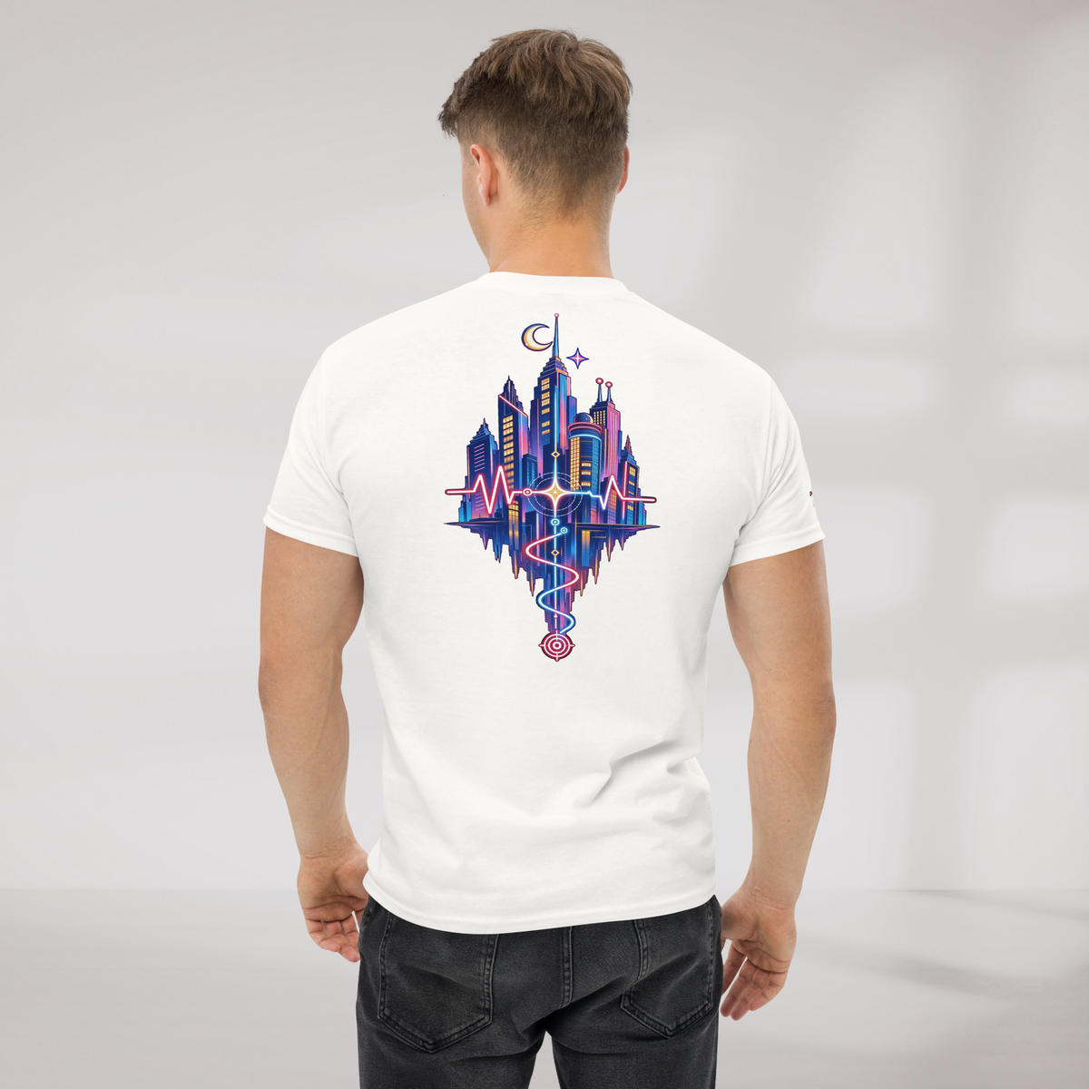 Pulse Wanderer T-Shirt Soft Pink ver. – Farbe Weiß – Ansicht 7