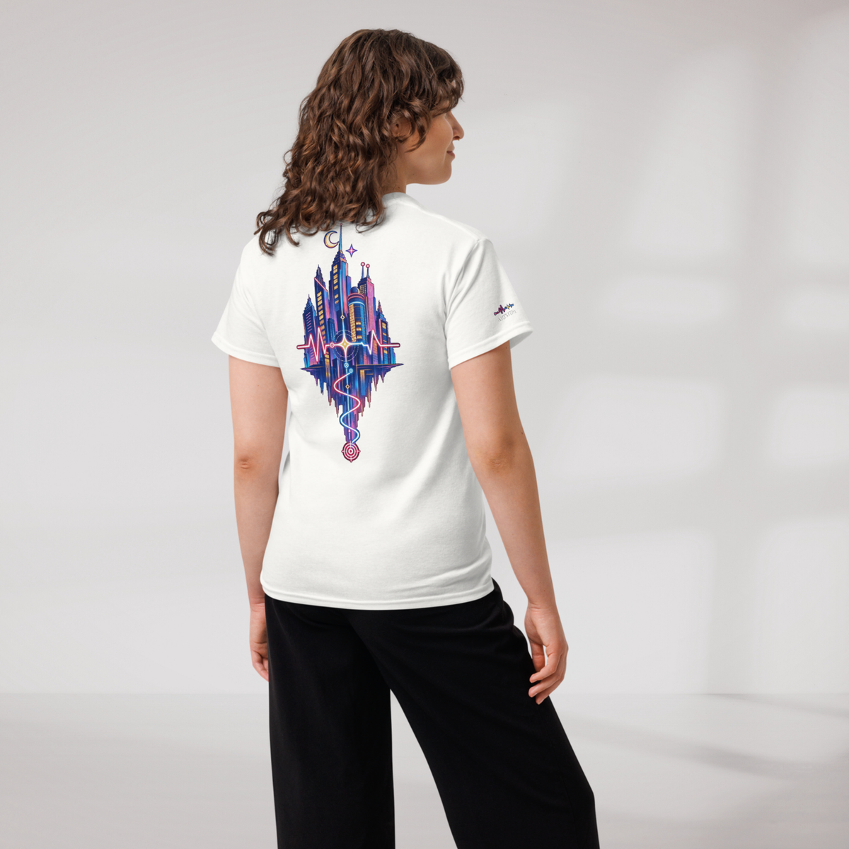 Pulse Wanderer T-Shirt Soft Pink ver. – Farbe Weiß – Ansicht 9
