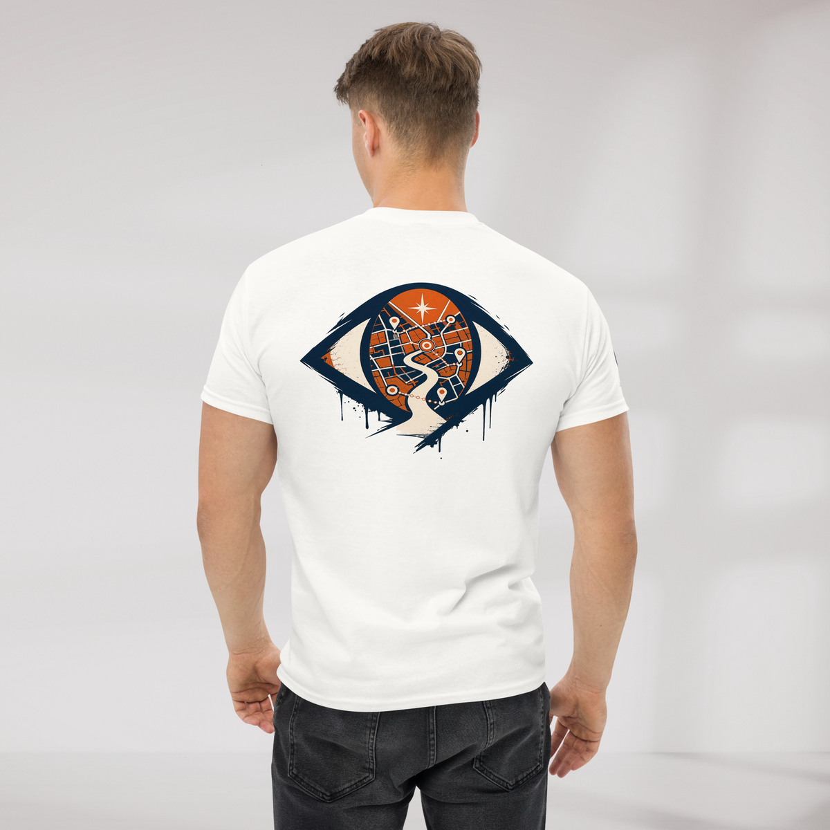 Street Seeker T-Shirt Retro – Farbe Weiß – Ansicht 7