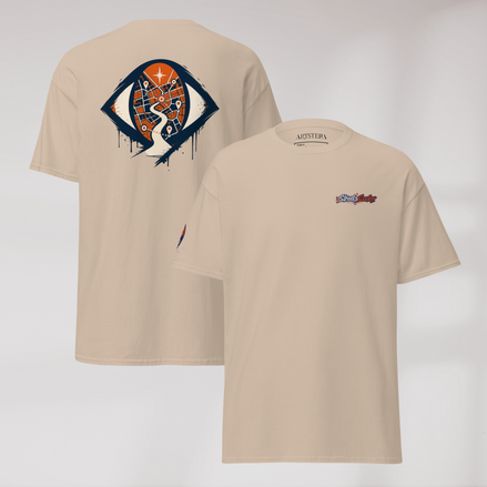 Street Seeker T-Shirt Retro – Farbe Sand – Ansicht 1