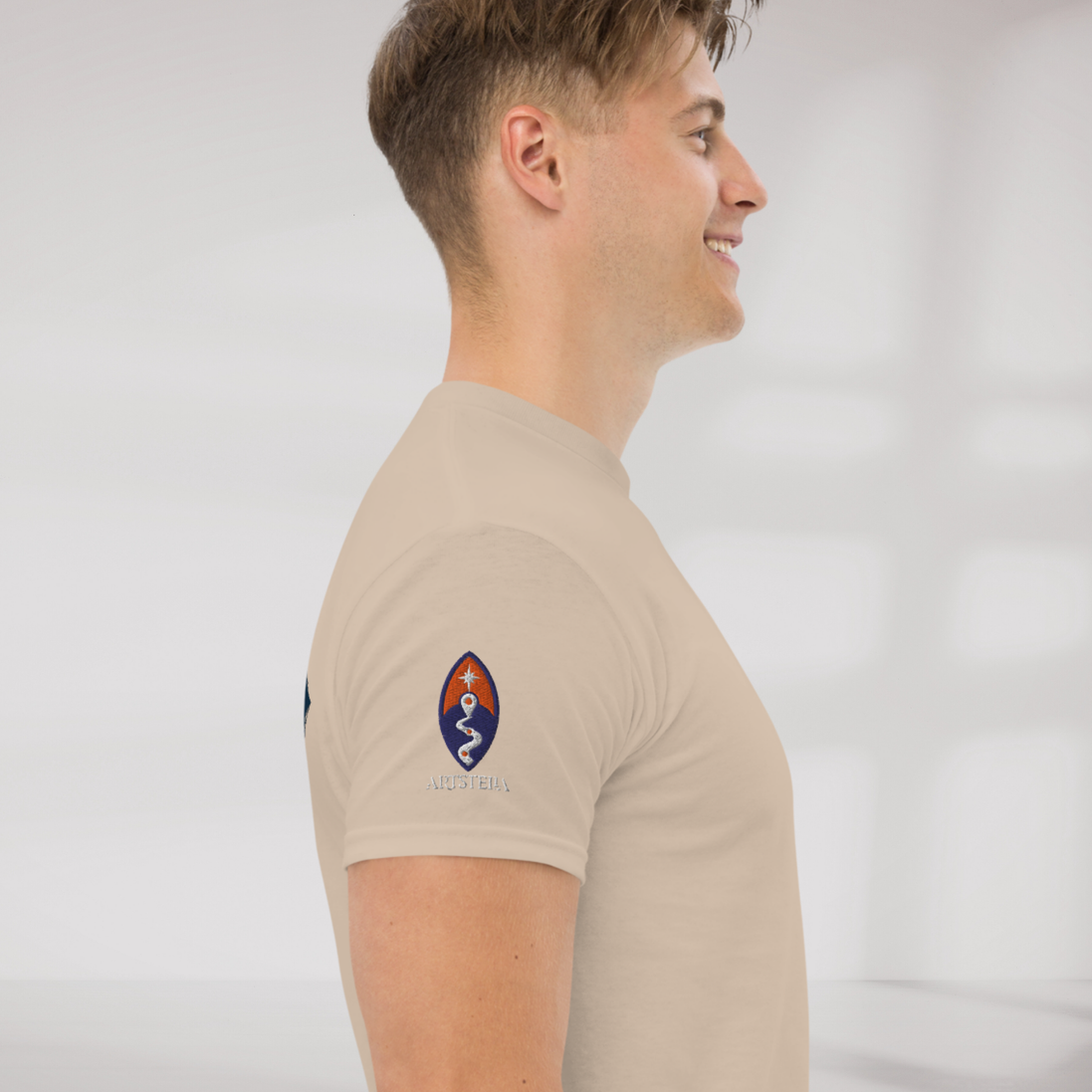 Street Seeker T-Shirt Retro – Farbe Sand – Ansicht 5