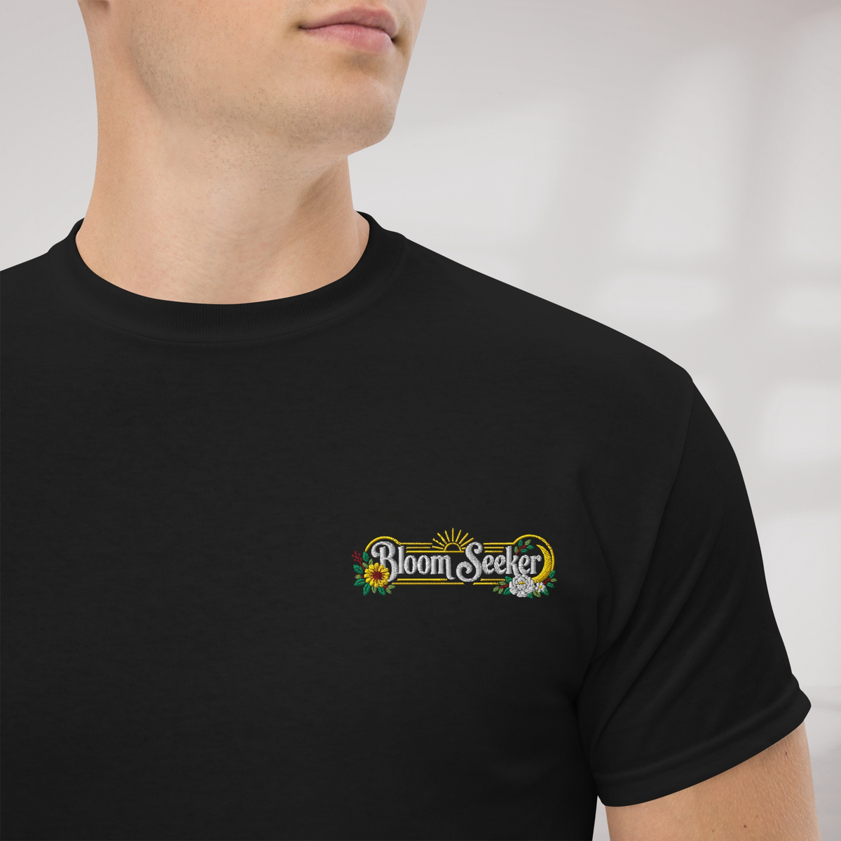Bloom Seeker T-Shirt Retro – Farbe Schwarz – Ansicht 5