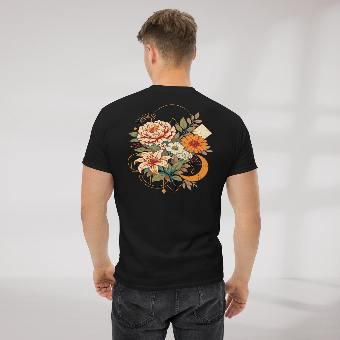 Bloom Seeker T-Shirt Retro – Farbe Schwarz – Ansicht 6