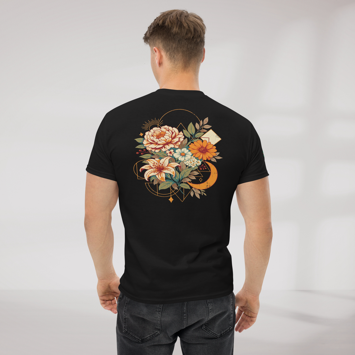 Bloom Seeker T-Shirt Retro – Farbe Schwarz – Ansicht 6