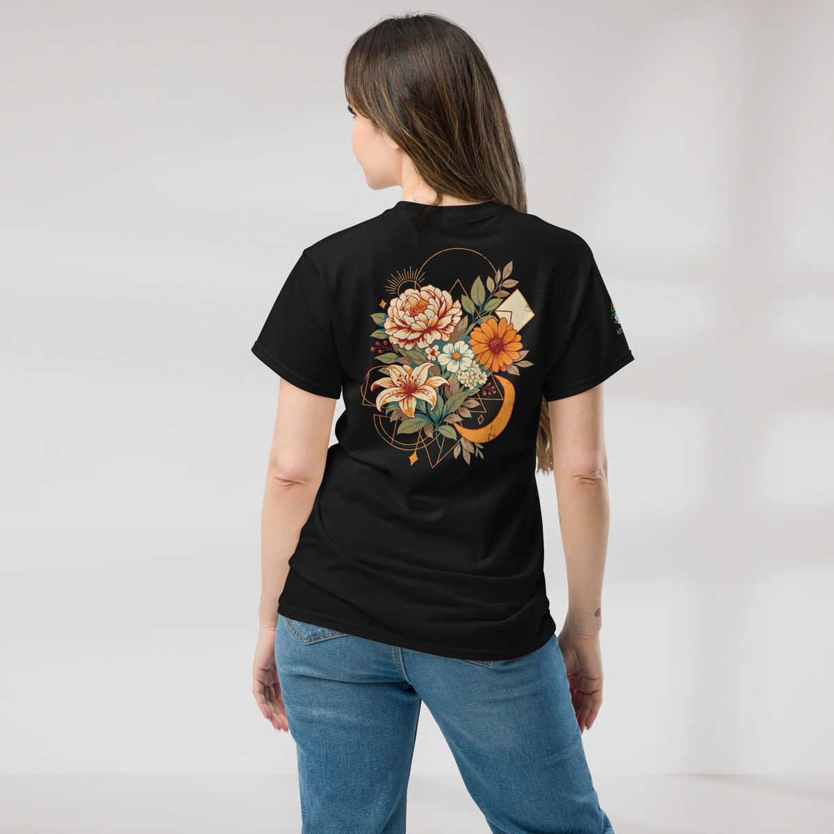 Bloom Seeker T-Shirt Retro – Farbe Schwarz – Ansicht 8