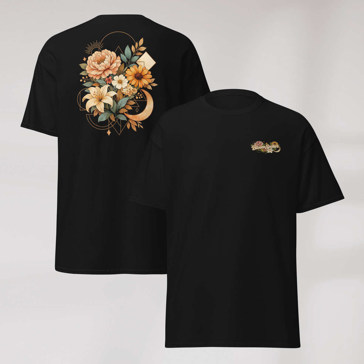Bloom Seeker T-Shirt Soft – Farbe Schwarz – Ansicht 2