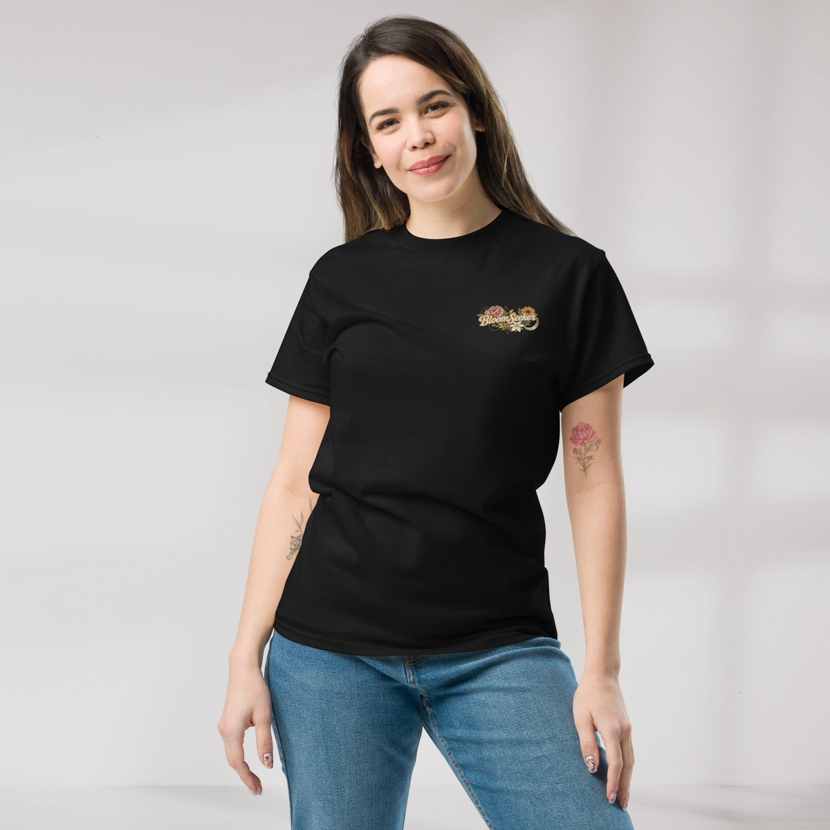 Bloom Seeker T-Shirt Soft – Farbe Schwarz – Ansicht 3