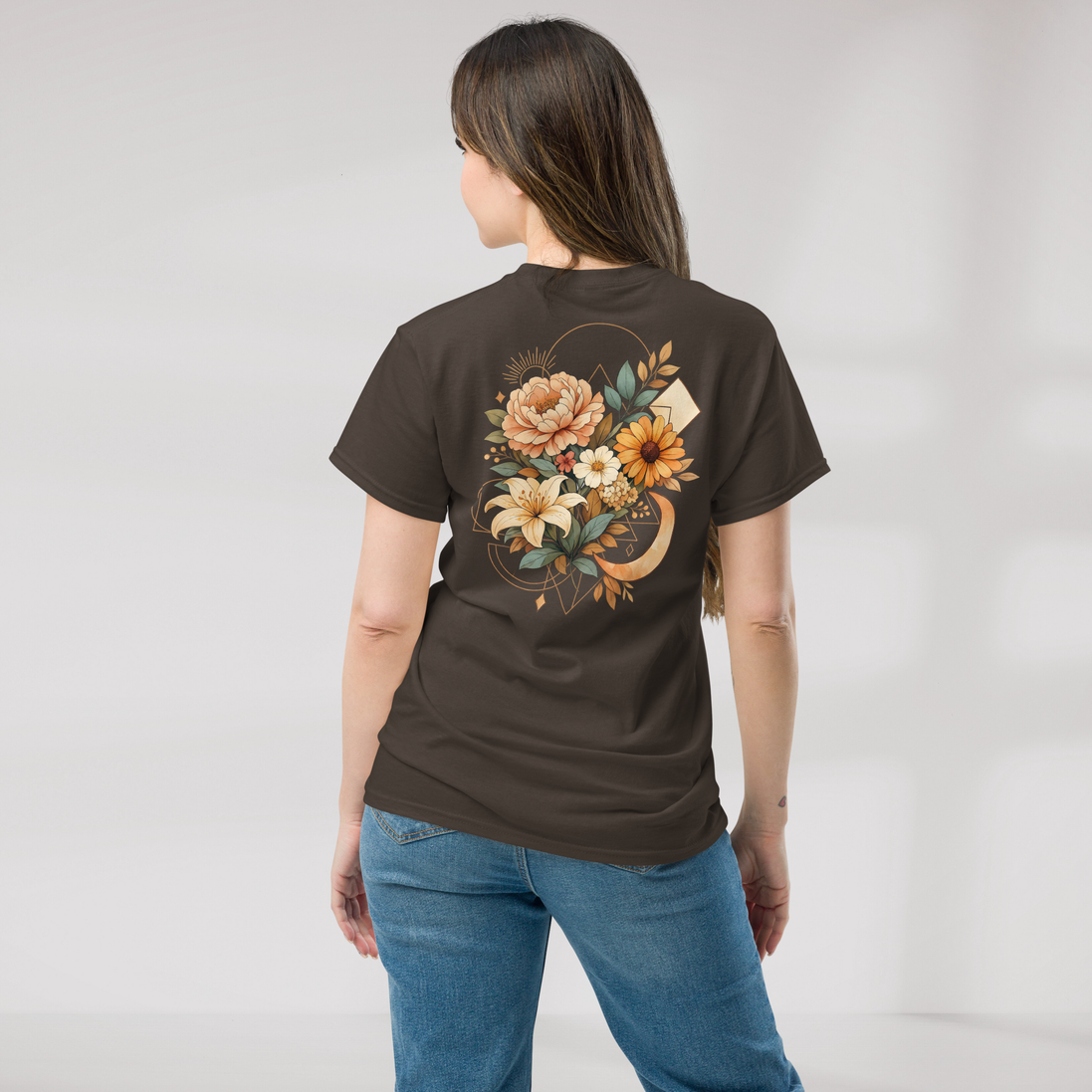 Bloom Seeker T-Shirt Soft – Farbe Dunkle Schokolade – Ansicht 8