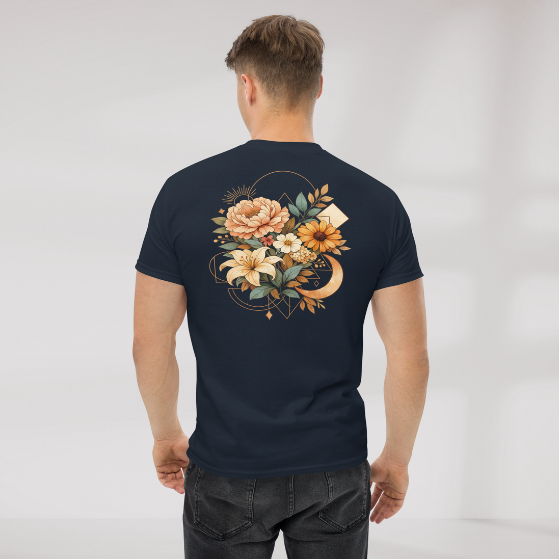 Bloom Seeker T-Shirt Soft – Farbe Navy – Ansicht 4