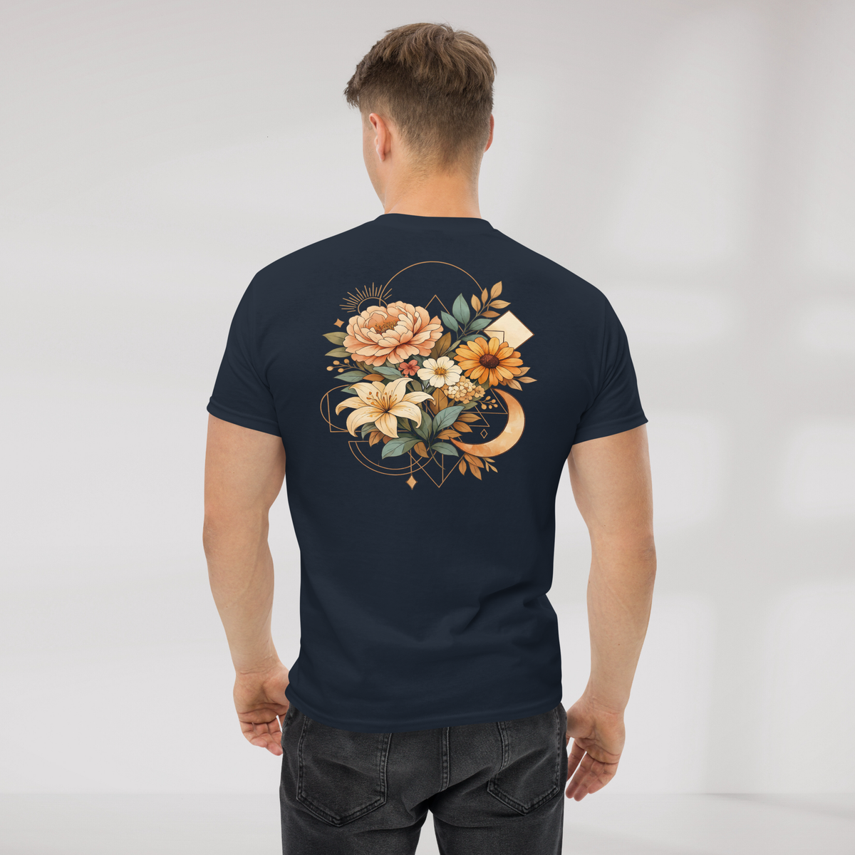 Bloom Seeker T-Shirt Soft – Farbe Navy – Ansicht 4
