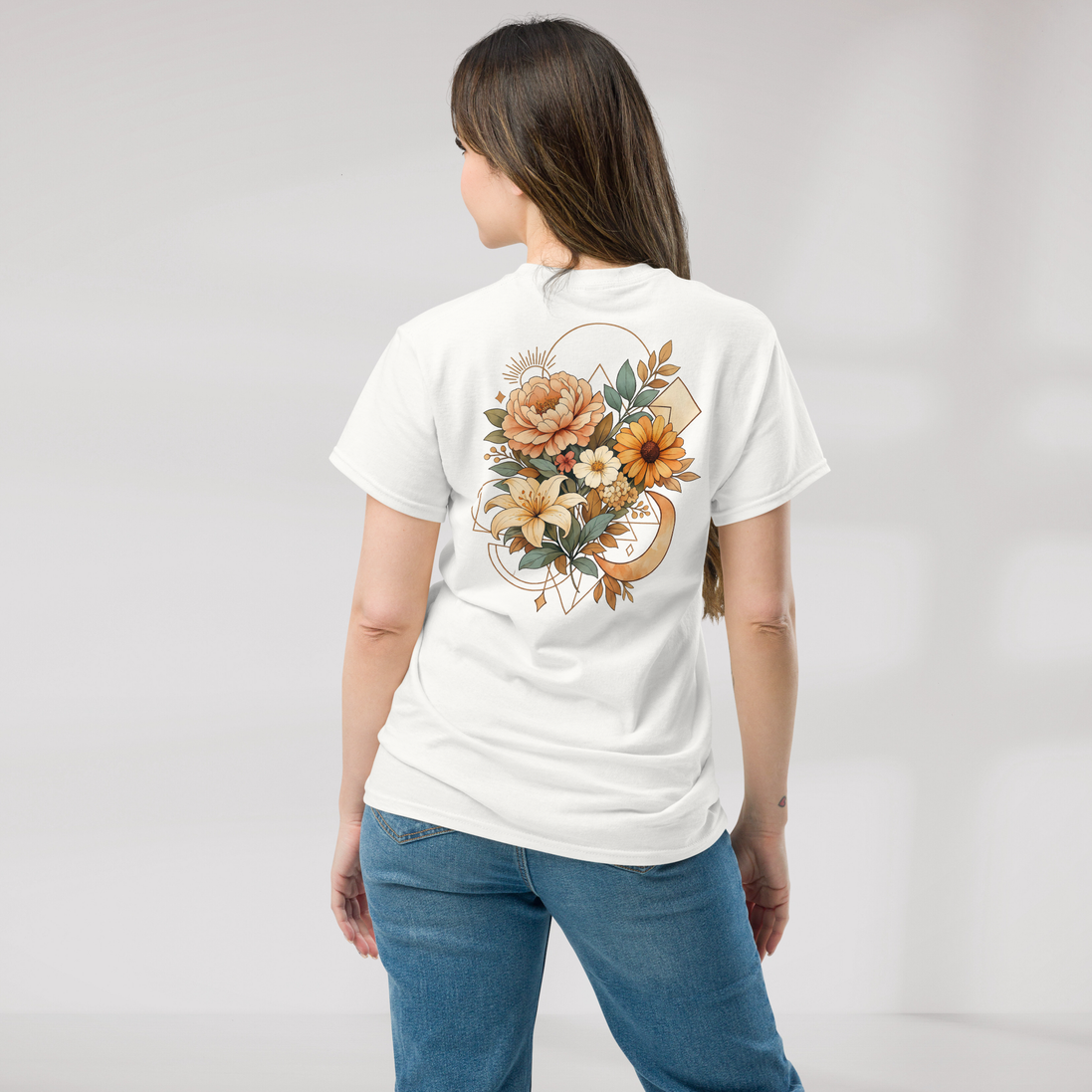 Bloom Seeker T-Shirt Soft – Farbe Weiß – Ansicht 1