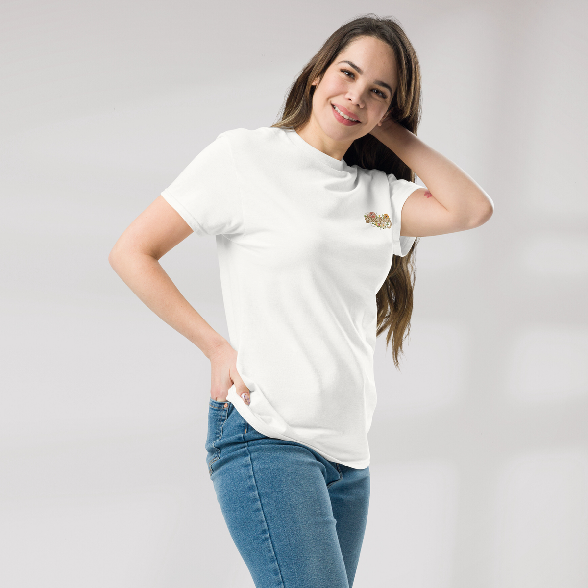 Bloom Seeker T-Shirt Soft – Farbe Weiß – Ansicht 6