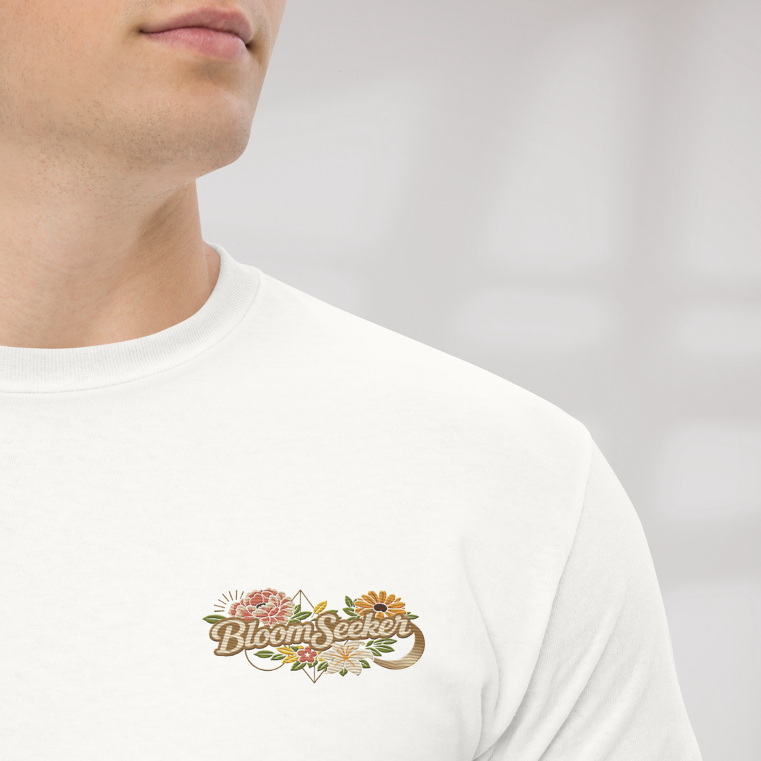 Bloom Seeker T-Shirt Soft – Farbe Weiß – Ansicht 7