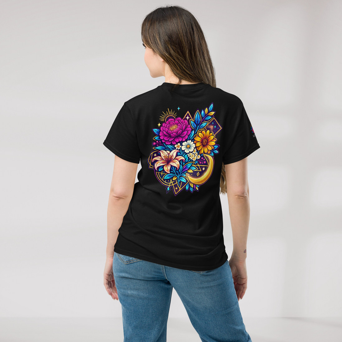 Bloom Seeker T-Shirt Vibrant – Farbe Schwarz – Ansicht 3