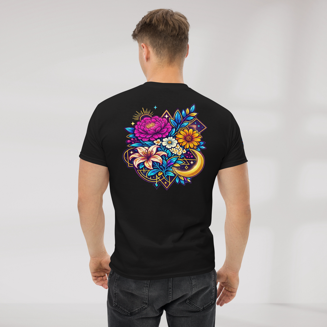 Bloom Seeker T-Shirt Vibrant – Farbe Schwarz – Ansicht 4