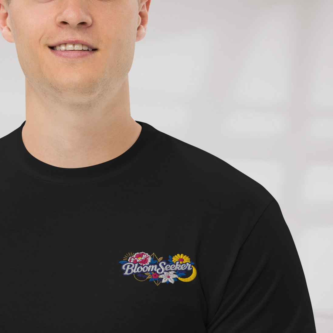Bloom Seeker T-Shirt Vibrant – Farbe Schwarz – Ansicht 7