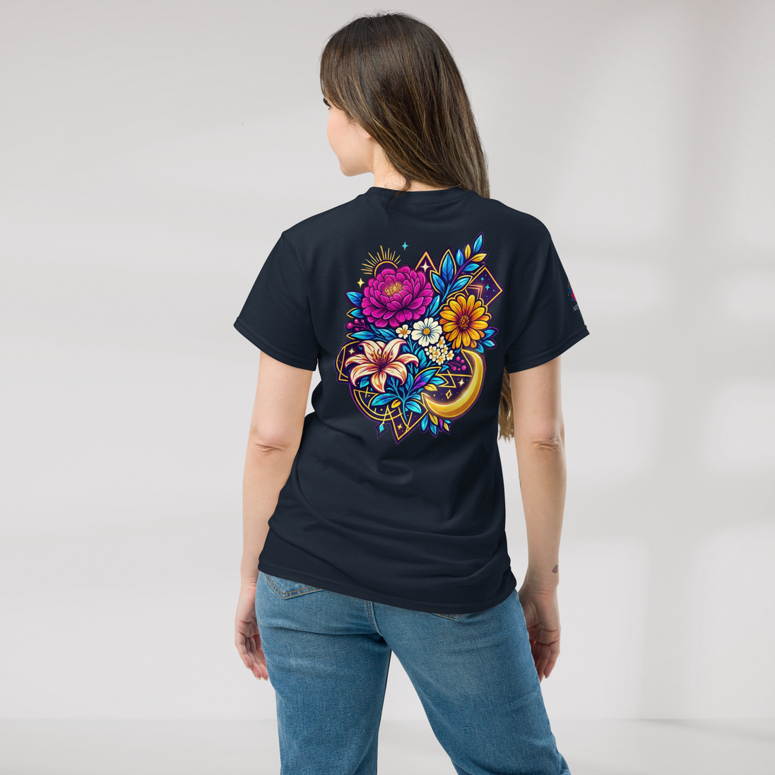Bloom Seeker T-Shirt Vibrant – Farbe Navy – Ansicht 1