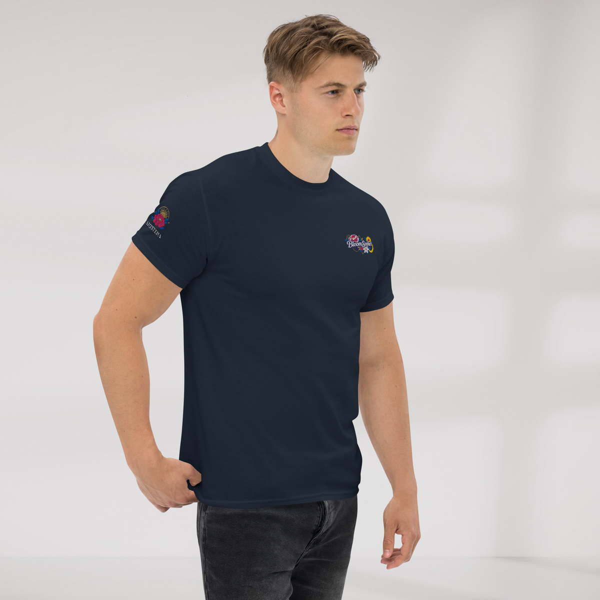 Bloom Seeker T-Shirt Vibrant – Farbe Navy – Ansicht 6