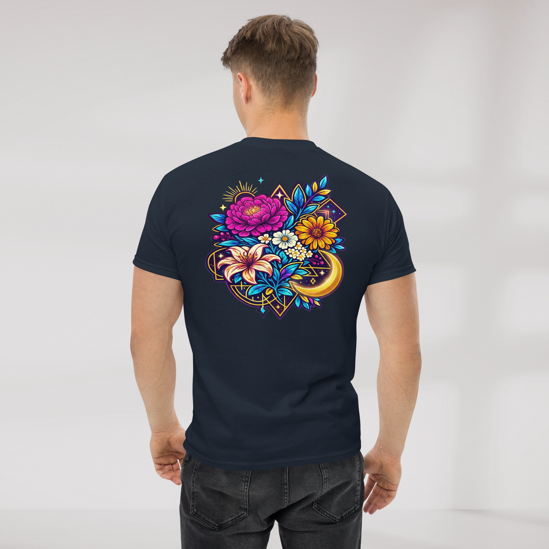 Bloom Seeker T-Shirt Vibrant – Farbe Navy – Ansicht 7