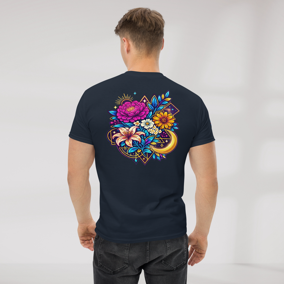 Bloom Seeker T-Shirt Vibrant – Farbe Navy – Ansicht 7