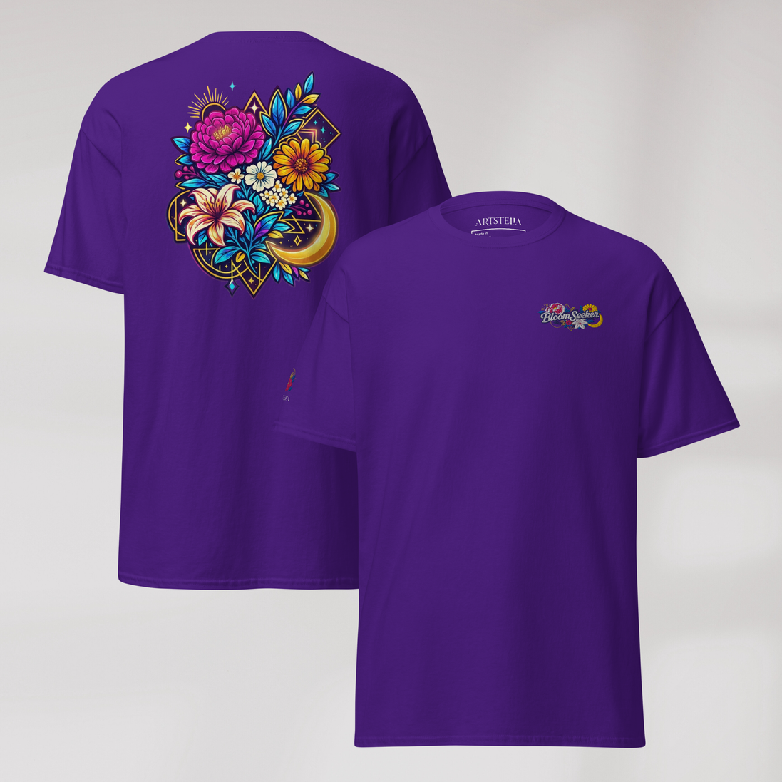 Bloom Seeker T-Shirt Vibrant – Farbe Lila – Ansicht 2