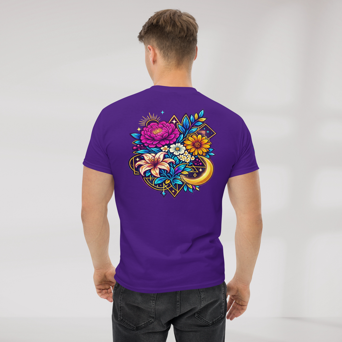 Bloom Seeker T-Shirt Vibrant – Farbe Lila – Ansicht 7