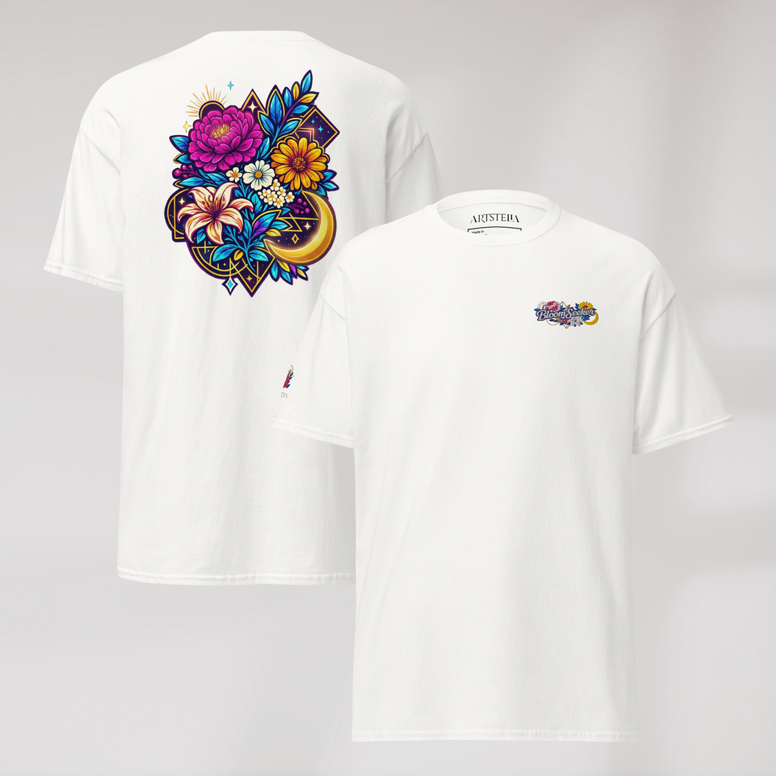 Bloom Seeker T-Shirt Vibrant – Farbe Weiß – Ansicht 2