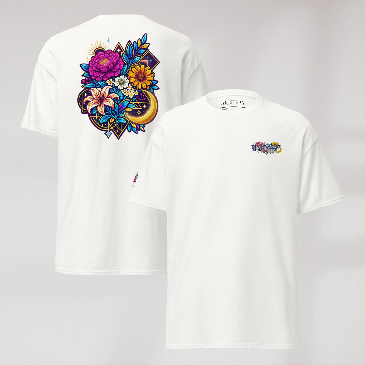 Bloom Seeker T-Shirt Vibrant – Farbe Weiß – Ansicht 2