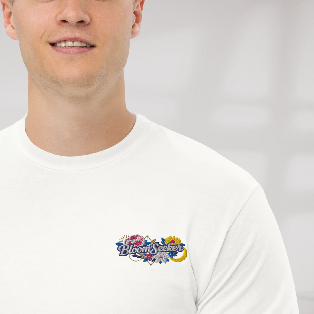 Bloom Seeker T-Shirt Vibrant – Farbe Weiß – Ansicht 4
