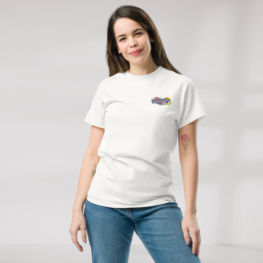 Bloom Seeker T-Shirt Vibrant – Farbe Weiß – Ansicht 7