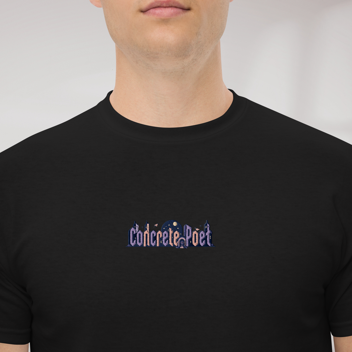 Concrete Poet T-Shirt Soft – Farbe Schwarz – Ansicht 2