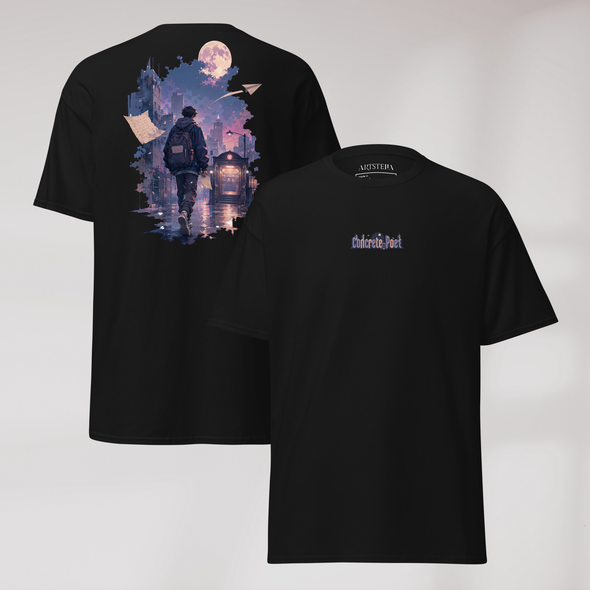 Concrete Poet T-Shirt Soft – Farbe Schwarz – Ansicht 1