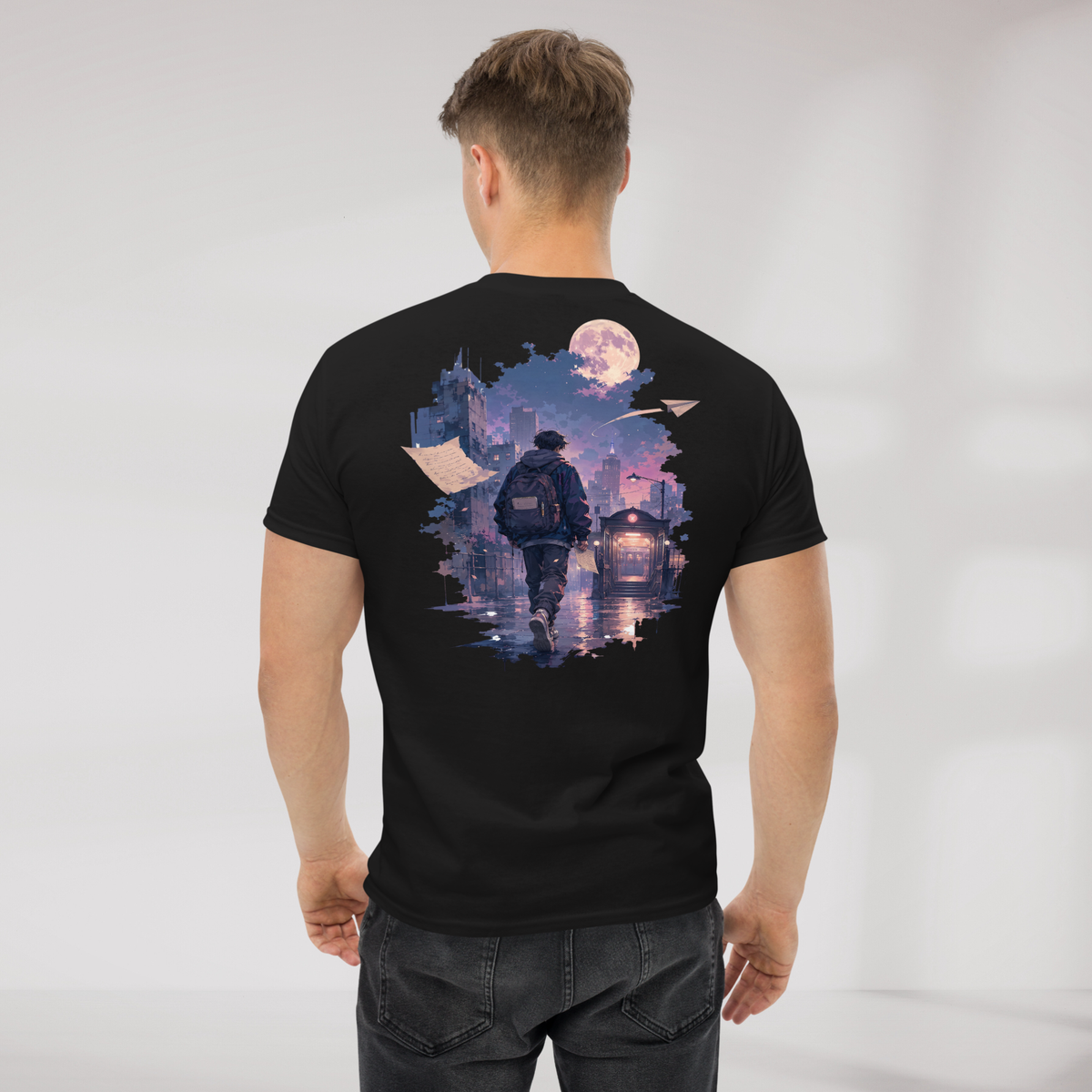 Concrete Poet T-Shirt Soft – Farbe Schwarz – Ansicht 5