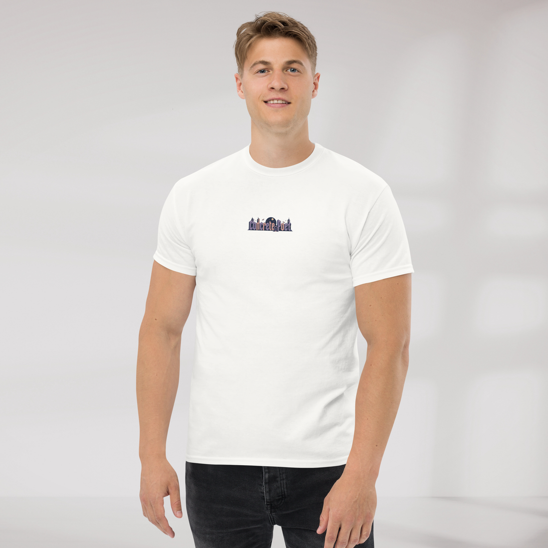 Concrete Poet T-Shirt Soft – Farbe Weiß – Ansicht 4